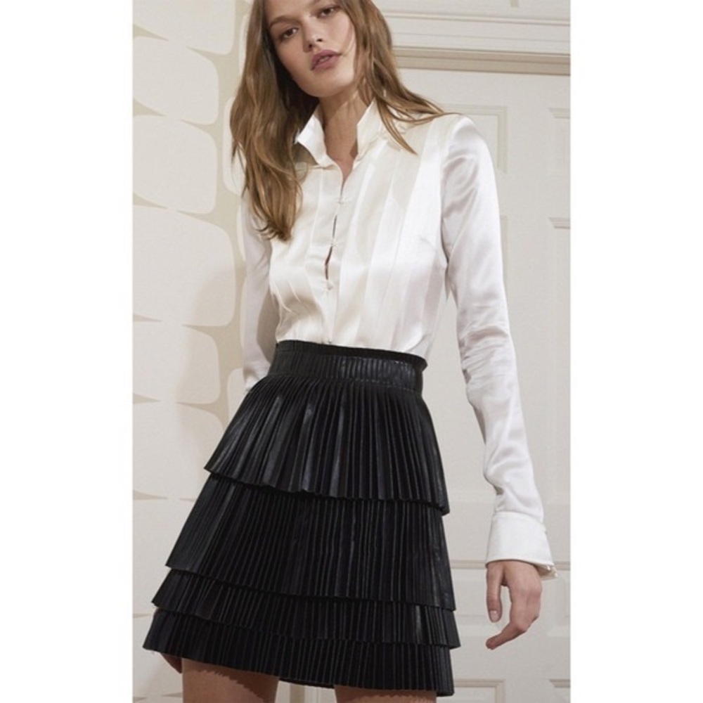 Alexis Briana Leather Skirt XS
